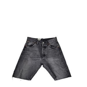 Levi's 501 Shorts Mens 28 Gray‎ Buttonfly Stretch Cut Offs NEW